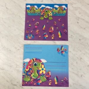Lisa Frank Turtle Envelops Set of 2